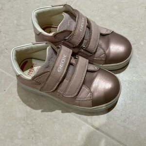Geox girl leather sneakers